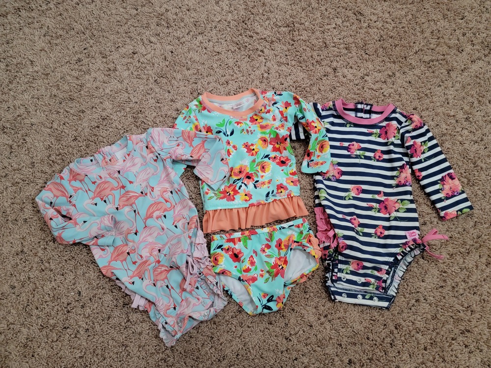 12-18 month rufflebutts swim suit bundle
